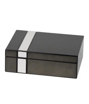 Passatore Karbon Sedir Humidor Puro Seti Siyah 20s