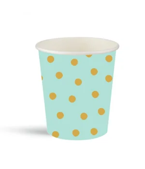 Pastel Düşler Mint Yeşili Karton Bardak