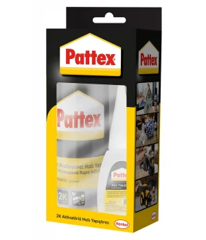 Pattex 2K Aktivatör Hızlı Sprey Yapıştırıcı 100 ml. + 25 ml.