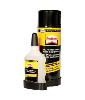 Pattex 2K Aktivatör Hızlı Sprey Yapıştırıcı 200 ml. + 50 ml.