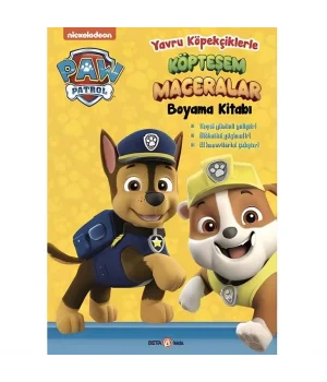 Paw Patrol Köpteşem Maceralar Boyama Kitabı