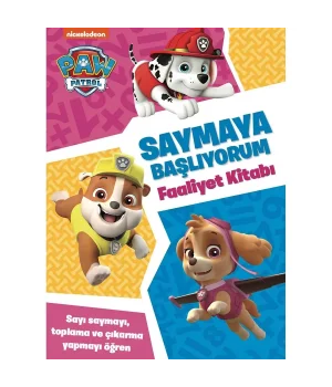 Paw Patrol Saymaya Başlıyorum Faaliyet Aktivite Kitabı 38093BT