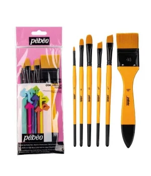 Pebeo 6lı Karma Fırça Seti SET-8