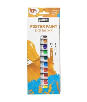 Pebeo Pop Art Guaj Boya Seti 12 Renk