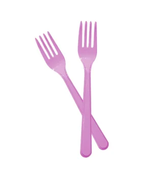 Pembe Plastik Çatal