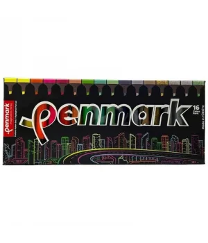 Penmark Fosforlu Kalem Seti 16 Renk Set Süper Kutu