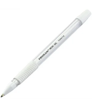 Pensan Neon Jel Kalem 1.0 mm. BEYAZ