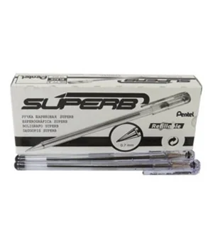 Pentel BK77 Yağ Bazlı Roller Tükenmez Kalem SİYAH 12li Kutu