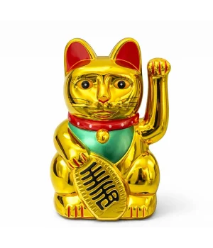 Pilli Sallanan Şans Kedisi - Maneki Neko Alk4525