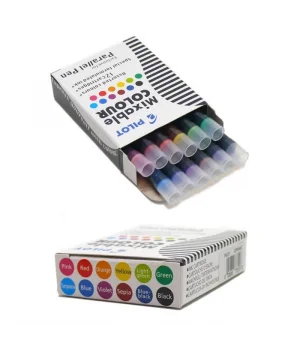 Pilot Parallel Pen Orjinal Kartuş 12 Adet Farklı Renk