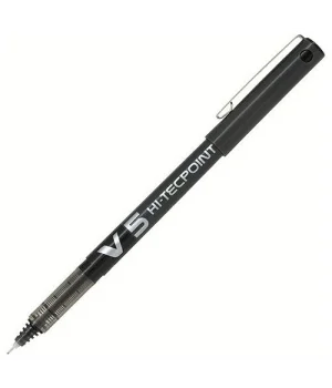 Pilot V5 Hi-Tecpoint 0.5 mm. İğne Uçlu Kalem SİYAH