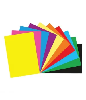 Pin Fon Kartonu 25x35 cm. 10 Renk Karışık