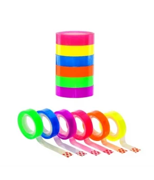 Pin Renkli Bant 11 mm. x 10 y. 6lı Paket