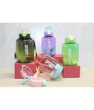 Pipetli Su Matarası 1100 Ml BPA İçermez Alk3149
