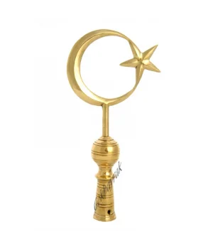 Pirinç Bayrak Direği Alemi ( 28 cm  )