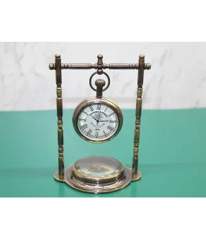 Pirinç Masa Üstü Saat 16194