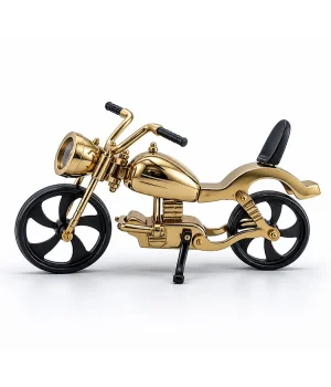 Pirinç Motosiklet Maketi Dekoratif Motor Modeli 3203