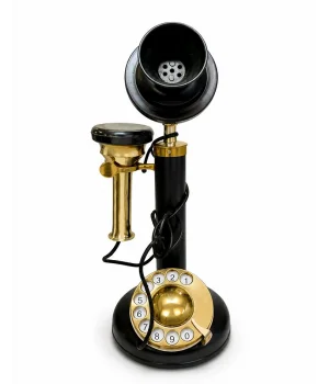 Pirinç Nostaljik Masa Telefonu Af922