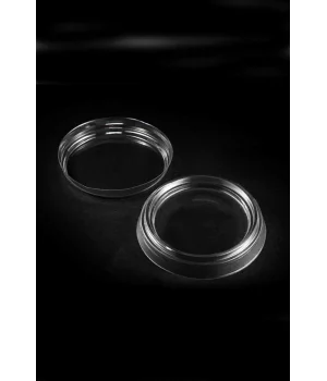 Plastik Silindir Tatlı Kasesi Kapağı 250cc 15li