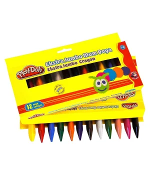Play-Doh 12 Renk Extra Jumbo Crayon