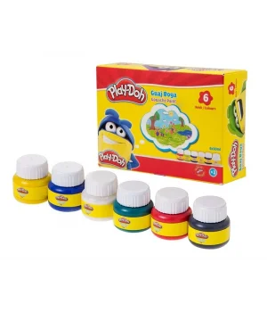 Play-Doh Guaj Boya Seti 6 Renk x 30 ml.