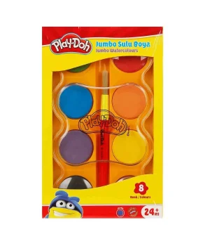 Play-Doh Jumbo Sulu Boya 8 Renk
