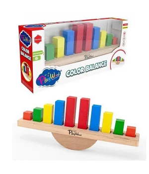 Playwood Ahşap Renkli Balans Oyunu