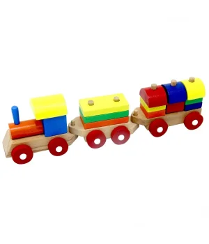 Playwood Eğitici Ahşap Bultak Tren