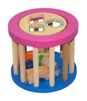 Playwood Eğitici Ahşap Silindir Bultak