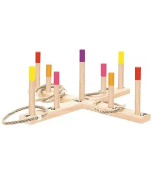 Playwood Kutuda Ahşap Halka Atma Oyunu