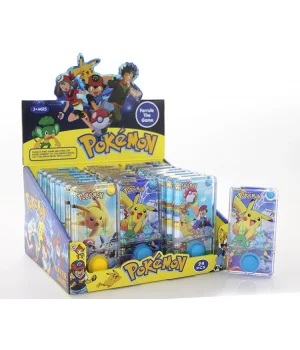 Pokemon Baskılı Sulu Oyun - Tek Butonlu Dikdörtgen Su Oyunu Alk4003