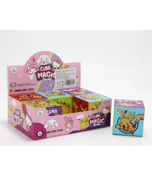 Pokemon Baskılı Zeka Küpü - Karakter Tasarımlı Küp Oyuncak Alk4010