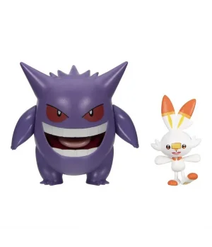 Pokemon Battle 2'li Figür Gengar & Scorbunny