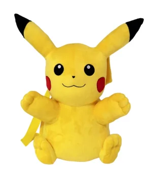Pokemon Pikachu Peluş Sırt Çantası