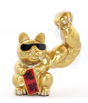 Polyester Şanslı Kedi Figürü Alk2272