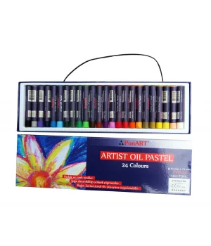 Ponart Artist Yağlı Pastel Boya 24 Renk