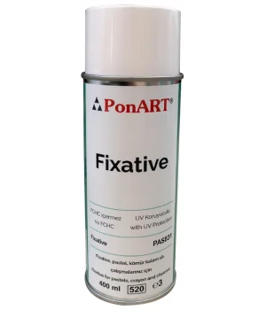 Ponart Fixative Sprey Pastel ve Füzen Koruyucu 400 ml.