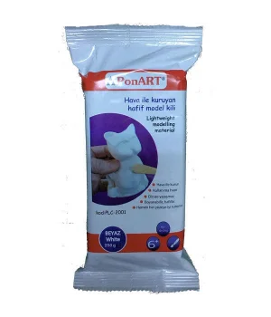 Ponart Hava ile Kuruyan Hafif Model Kili (Light Hamur) 250 gr. Beyaz