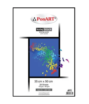 Ponart Kolej Block Resim Defteri 35x50 28 Yp.(PHM-20-128)