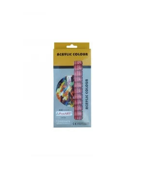 Ponart - Kosida Troya Akrilik Boya Seti 12 Renk x 12 ml.