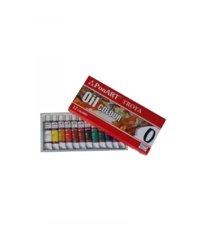 Ponart - Kosida Troya Yağlı Boya Seti 12 Renk x 12 ml.