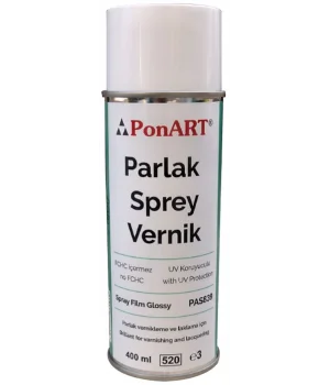Ponart Parlak Sprey Vernik 400 ml.