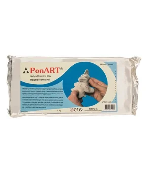 Ponart Seramik Kili 500 Gr.Beyaz (PSK-1001)