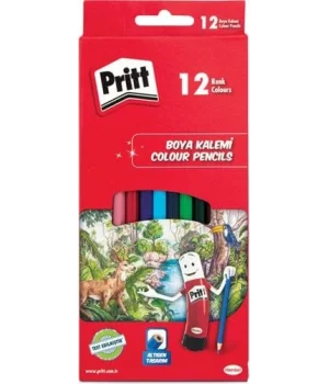 Pritt Kuru Boya 12 Renk Tam Boy