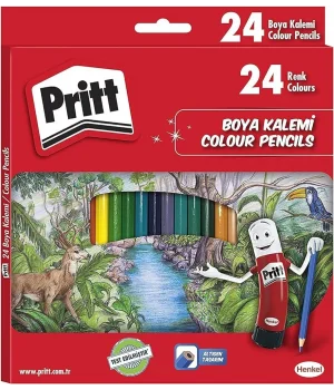 Pritt Kuru Boya 24 Renk Tam Boy