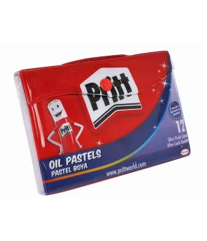 Pritt Pastel Boya 12 Renk Plastik Çantalı