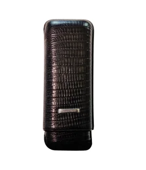 Prometheus Deri Puro Kılıfı Grand Churchill Siyah Croco 2li (64Ring)