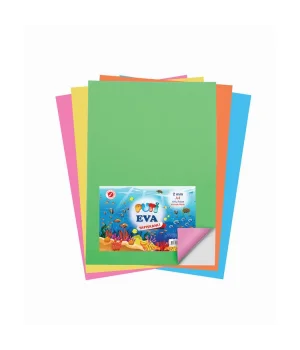 Puti A4 Yapışkanlı Eva 10 Renk