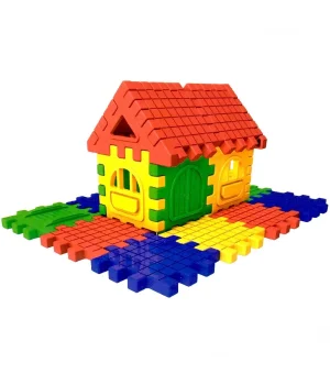 Puzzle City 3D Yapı ve Tasarım Blokları 64 Parça