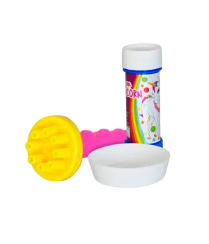Rainbow Unicorn Double Bubble Borazanlı Köpük Balon